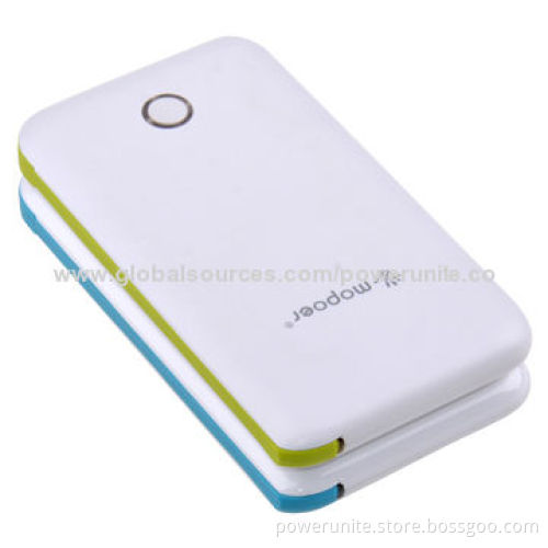 Power Banks with 6,600mAh Lithium Polymer Battery, Super Thin Design, CE, FCC, RoHS Marks